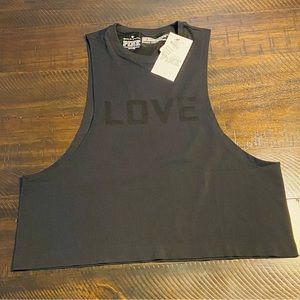 PINK cropped workout top